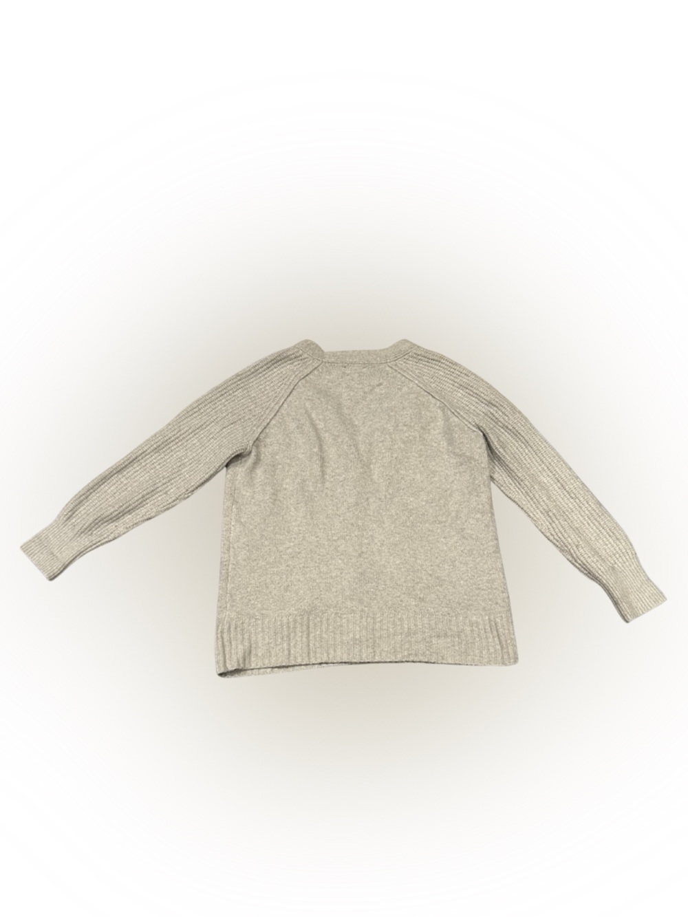 Jessica Simpson Oversized V-Neck Knit Cardigan Sweater | Grey | Size S - Picture 2 of 4